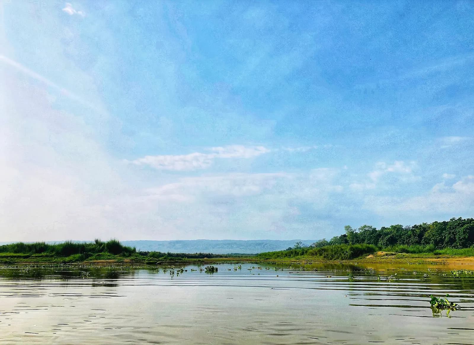 The Rapti River at the edge of Chitwan National Park