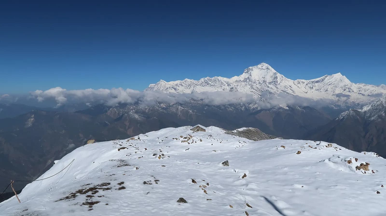 Dhaulagiri from Khopra Danda, east of Dhorpatan