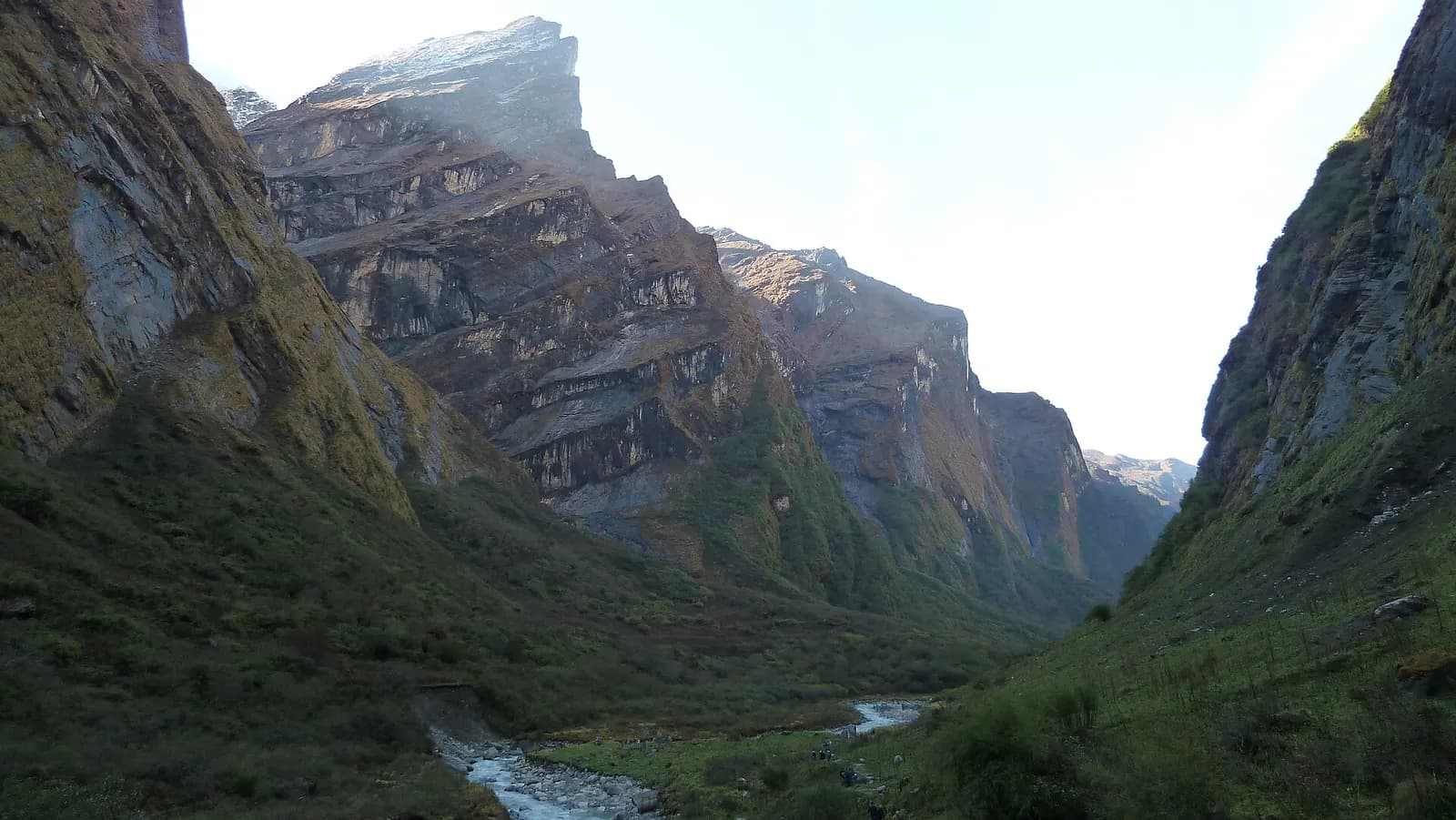 The Modi Khola valley on the way up to the Annapurna Sanctuary