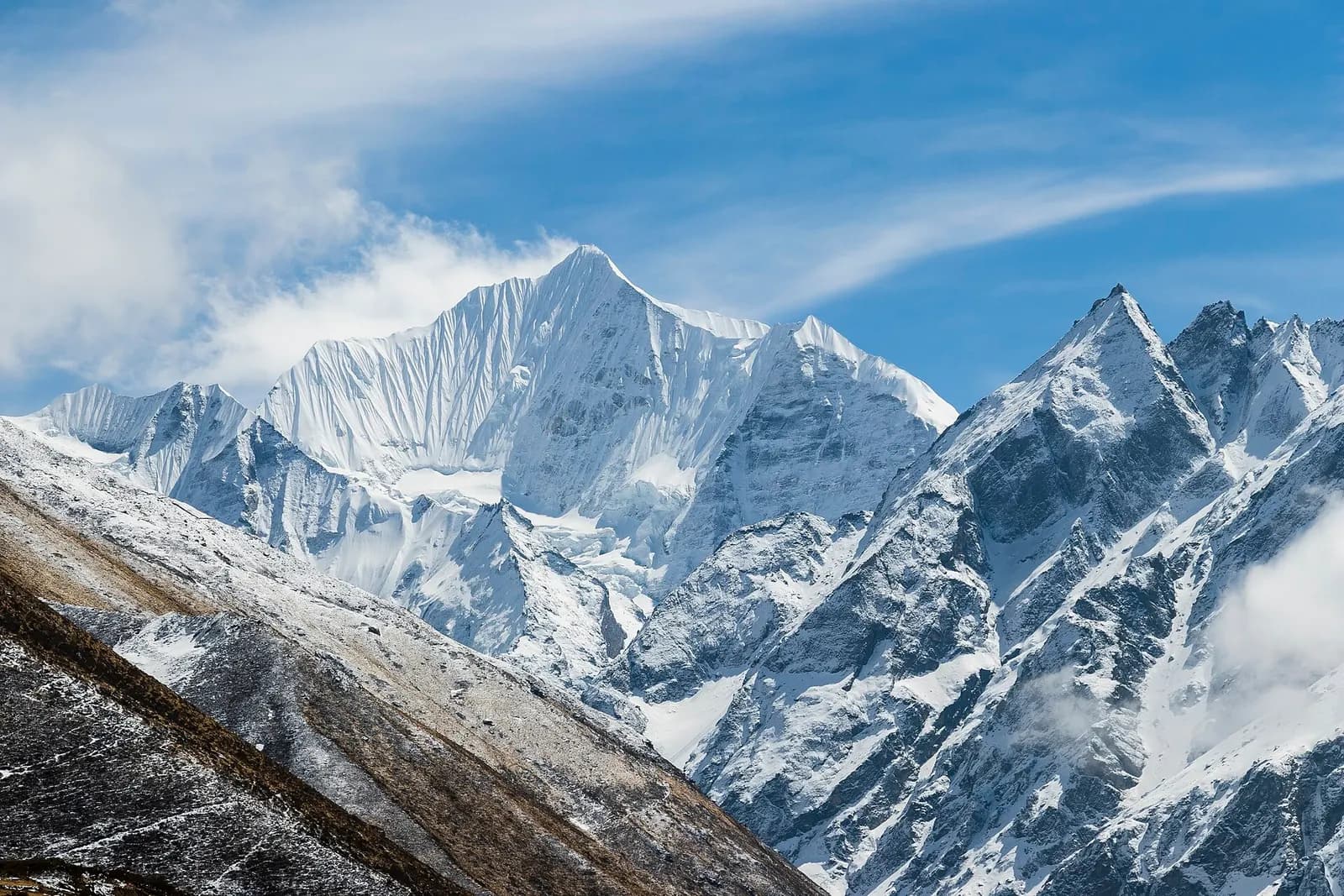 Gangchempo above Kyanjin Gompa in the Langtang Valley