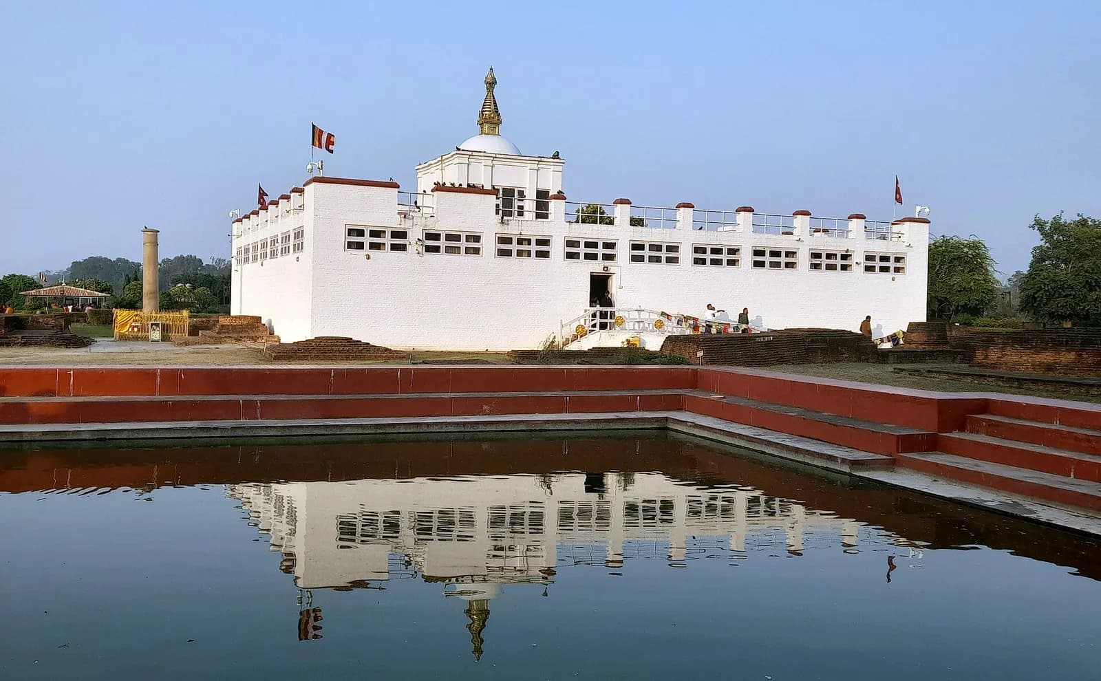 The Maya Devi Temple at Lumbini, birthplace of the Buddha